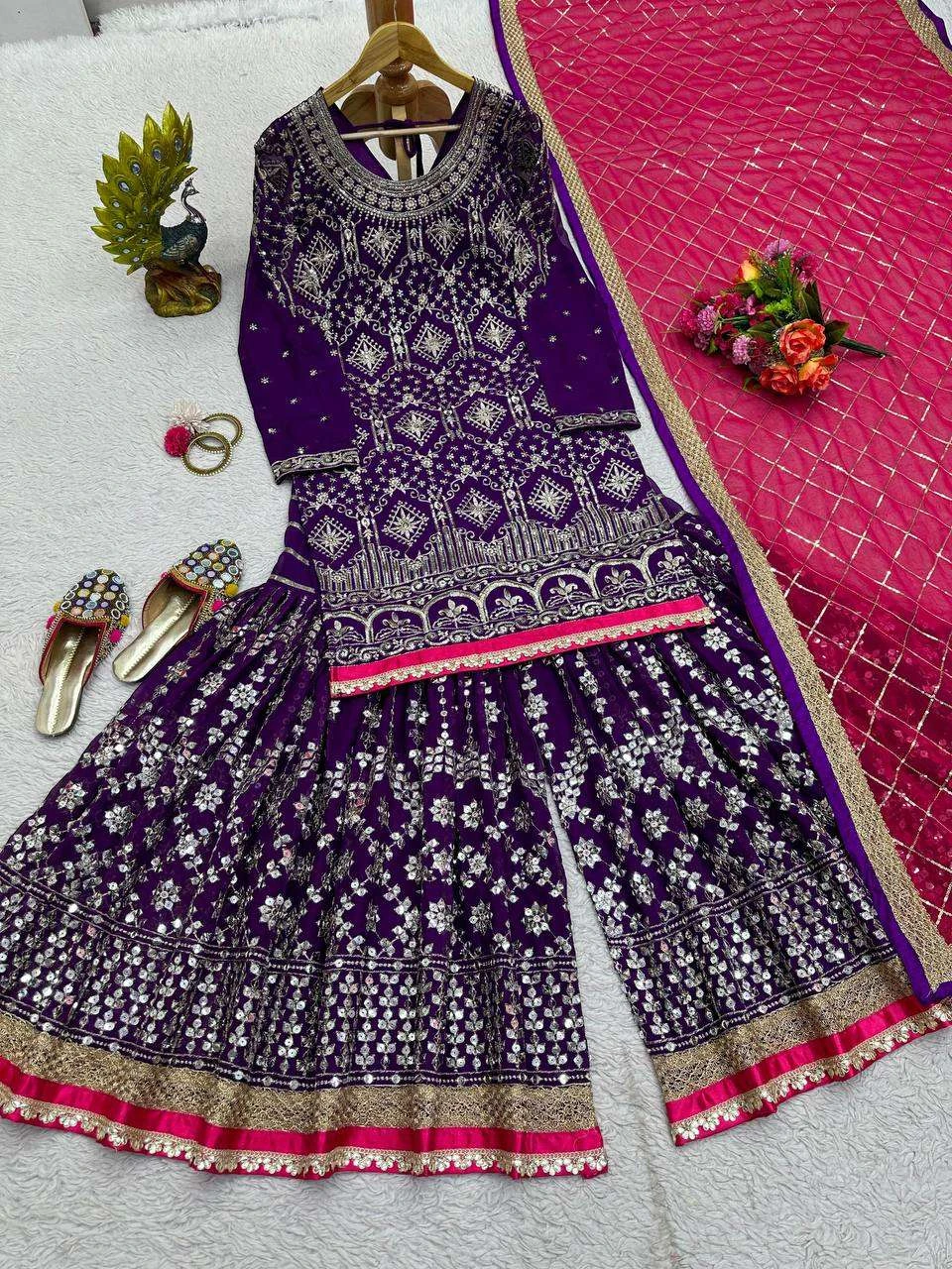 Vardan Ethnic Qrc 261 Georgette Wholesale Pakistani Party Wear Salwar Suit — Wholesale, MPA wholesale from Surat — Photo 5